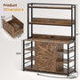 Sikaic File Cabinet File Cabinet with Lock Brown Brown / Engineered Wood / Modern