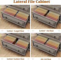 Sikaic File Cabinet File Cabinet with Printer Stand and 2 Drawers Grey Grey / Engineered Wood / Farmhouse