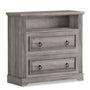Sikaic File Cabinet File Cabinet with Printer Stand and 2 Drawers Grey Grey / Engineered Wood / Farmhouse