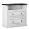 Sikaic File Cabinet File Cabinet with Printer Stand and 2 Drawers White White / Engineered Wood / Farmhouse