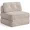 Sikaic Folding Sofa Convertible Folding Sofa Bed Lounge Chair with Pillows Cream White Cream White / Corduroy + Sponge / Modern
