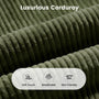 Sikaic Folding Sofa Convertible Folding Sofa Bed Lounge Chair with Pillows Dark Green Dark Green / Corduroy + Sponge / Modern