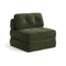 Sikaic Folding Sofa Convertible Folding Sofa Bed Lounge Chair with Pillows Dark Green Dark Green / Corduroy + Sponge / Modern