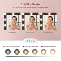 Sikaic Makeup Vanity Makeup Vanity with 11 Drawers and 6 Open Shelves Black Black / Engineered Wood / Modern