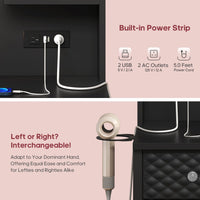 Sikaic Makeup Vanity Makeup Vanity with 11 Drawers and 6 Open Shelves Black Black / Engineered Wood / Modern