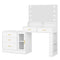 Sikaic Makeup Vanity LED Makeup Vanity with Mirror White White / Engineered Wood / Modern