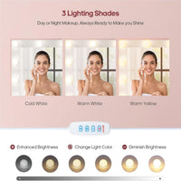 Sikaic Makeup Vanity Makeup Vanity with 11 Drawers and 6 Open Shelves White White / Engineered Wood / Modern