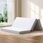 Sikaic Mattress Trifold Mattress Full Size 4 Inch Foldable Memory Foam Mattress White White / High Density Foam&Memory Foam / Full