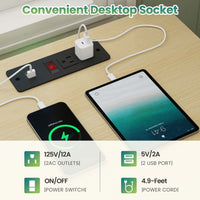 Sikaic Nightstand LED Nightstand with Charging Station and Fluted Panel Natural Oak Natural / Engineered Wood / Modern