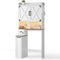 Sikaic Over The Toilet Storage Cabinet 67 Inch Over the Toilet Storage Cabinet with Pulley White White / Engineered Wood / Modern