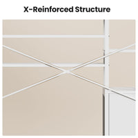 Sikaic Over The Toilet Storage Cabinet 7-Tier Over the Toilet Storage Cabinet with 2 Drawers White White / Engineered Wood / Modern