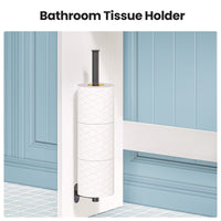 Sikaic Over The Toilet Storage Cabinet Over the Toilet Storage Cabinet with Mobile Cart and 4-Section Drawers White White / Engineered Wood / Modern