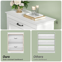 Sikaic Shoe Cabinet Shoe Cabinet with 2 Flip Drawers and Metal Flip Stand White White / Engineered Wood / Modern