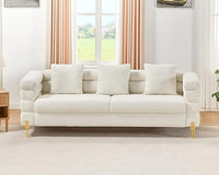 Sikaic Sikaic 24''Extra Deep Seat Sectional Modern Sofa White