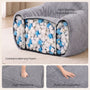 Sikaic Single Sofa Sikaic Cat Shape Single Sofa with Memory Foam and Soft Faux Fur Grey Grey / Fiber Fleece + Foam / Modern