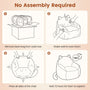 Sikaic Single Sofa Sikaic Cat Shape Single Sofa with Memory Foam and Soft Faux Fur Pink Pink / Fiber Fleece + Foam / Modern