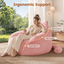 Sikaic Single Sofa Sikaic Cat Shape Single Sofa with Memory Foam and Soft Faux Fur Pink Pink / Fiber Fleece + Foam / Modern