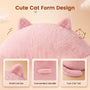 Sikaic Single Sofa Sikaic Cat Shape Single Sofa with Memory Foam and Soft Faux Fur Pink Pink / Fiber Fleece + Foam / Modern