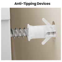 Sikaic Sink cabinet & vanity 25 inch Bathroom Vanity with Sink and Soft Closing Doors White White / Engineered Wood / Modern