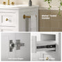 Sikaic Sink cabinet & vanity 30 Inch Bathroom Vanity with Sink & Towel Holder White White / Engineered Wood / Modern
