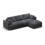 Sikaic Sofa Sikaic Boneless Modular Sectional Corduroy Sofa with Reversible Chaise Grey Grey / Corduroy / Modern