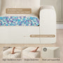 Sikaic Sofa Sikaic Modular Tri-Seat Sectional Chenille Sofa with Reversible Chaise White White / Chenille / Modern