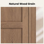 Sikaic Storage Cabinet 71'' Tall Kitchen Pantry Storage Cabinet with Adjustable Shelves Brown Brown / Engineered Wood / Farmhouse