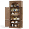 Sikaic Storage Cabinet 71'' Tall Kitchen Pantry Storage Cabinet with Adjustable Shelves Brown Brown / Engineered Wood / Farmhouse
