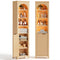 Sikaic Storage Cabinet 71 Inch Tall Bathroom Storage Cabinet with Light Natural Oak Natural / Engineered Wood / Modern