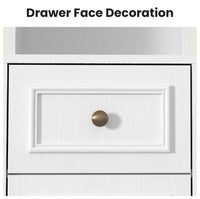 Sikaic Storage Cabinet 67 Inch Tall Bathroom Storage Cabinet with 4 Shelves White White / Engineered Wood / Modern