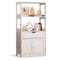 Sikaic Storage Cabinet Multifunctional Storage Cabinet White White / Modern / Engineered Wood