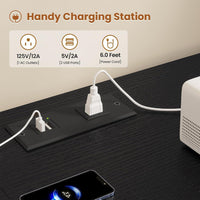 Sikaic TV Stands 55 inch LED TV Stand Dresser Black Black / Engineered Wood / Modern