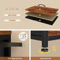 Sikaic TV Stands 55 inch LED TV Stand Dresser Brown Brown / Engineered Wood / Modern