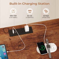 Sikaic TV Stands 63 inch LED TV Stand Dresser Brown Brown / Engineered Wood / Modern